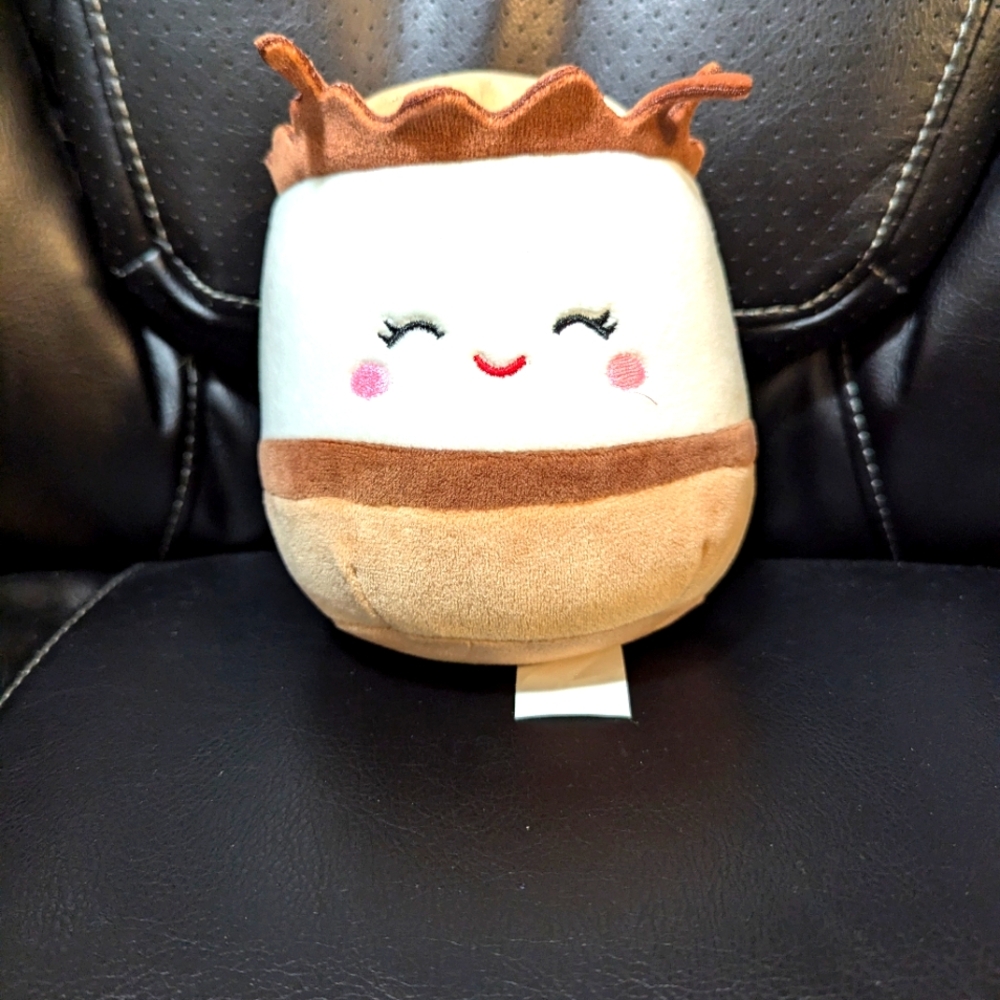 Small Carmelita the Smore’s Squishmallow. 6 inch. EUC. Kelly toy on tag also .
